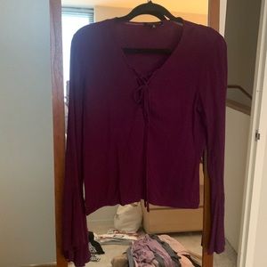 Kendall & Kylie Dark Purple Long sleeve